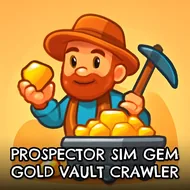 Prospector Sim Gem Gold Vault Crawler - Hero Upgrade game